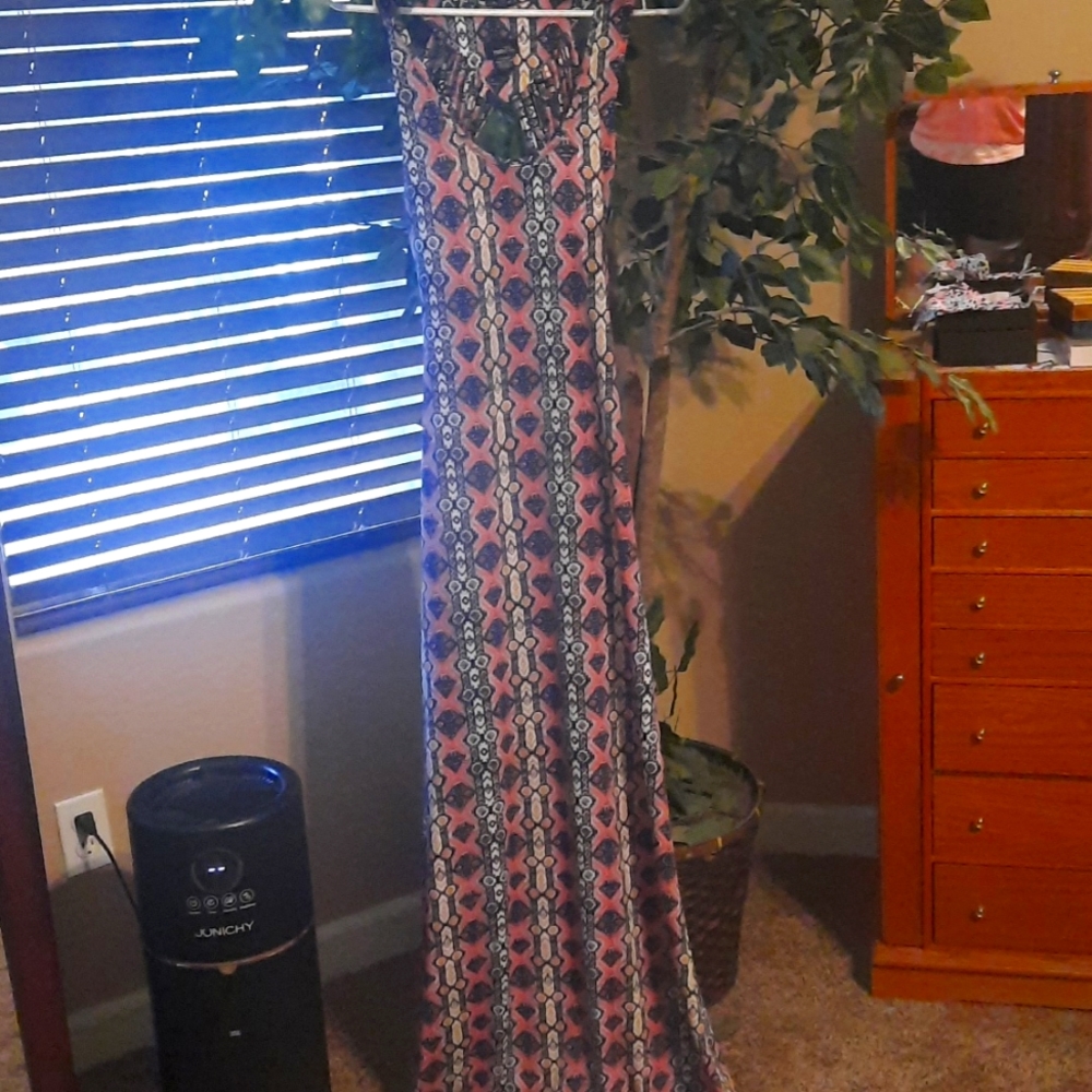 Aztec Maxi With Open Back